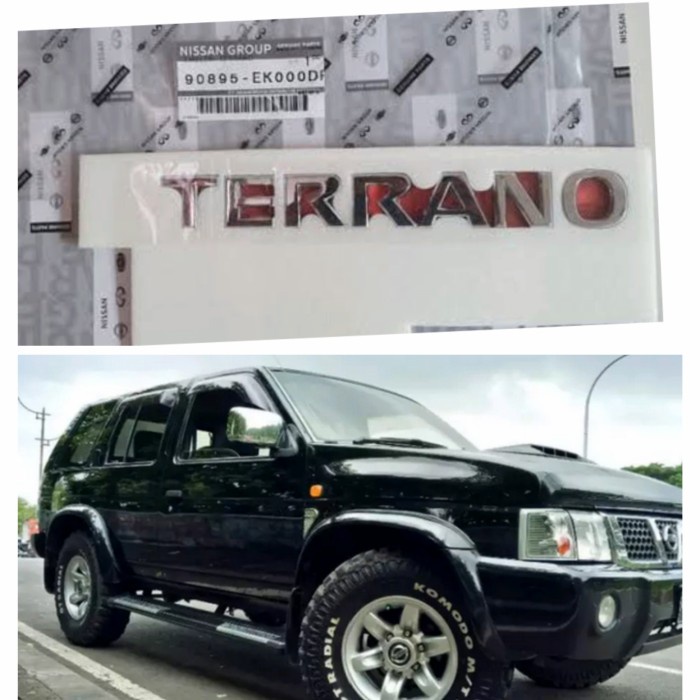 EMBLEM TULISAN TERRANO ORIGINAL NISSAN