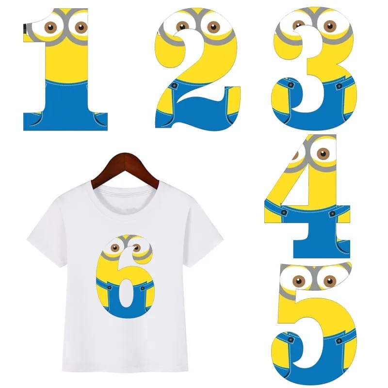 MYSTIQUE.ID-BAJU KAOS ANGKA MINI*N T-SHIRT LUCU KEREN DAN AESTETIC