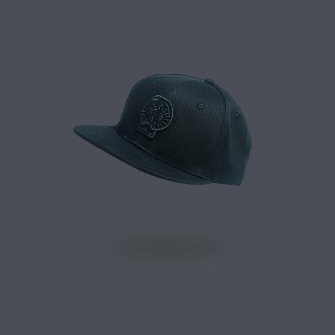 "BlackSkull" - Snapback Feels.Co - Topi