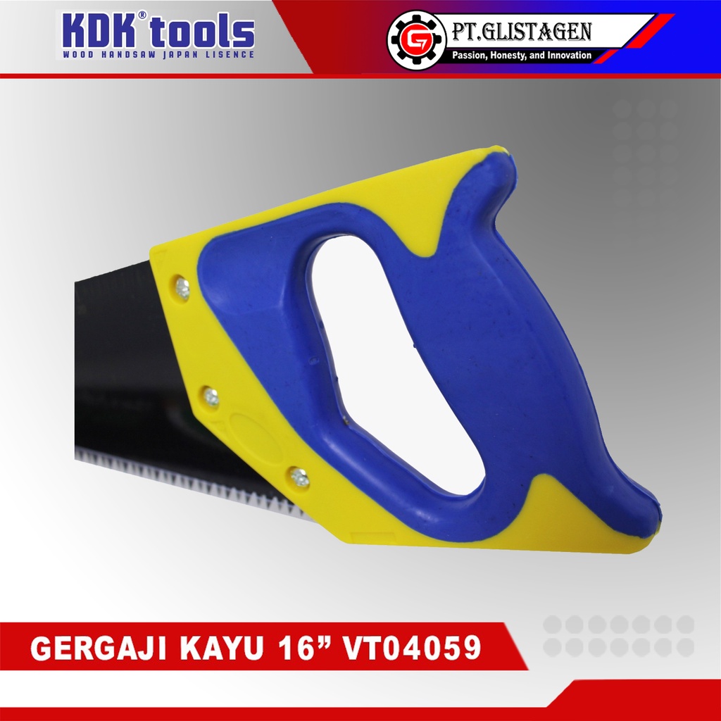 KDK Gergaji Tangan Potong Kayu 16&quot; inch / Wood Hand Saw 16&quot; inch KDK