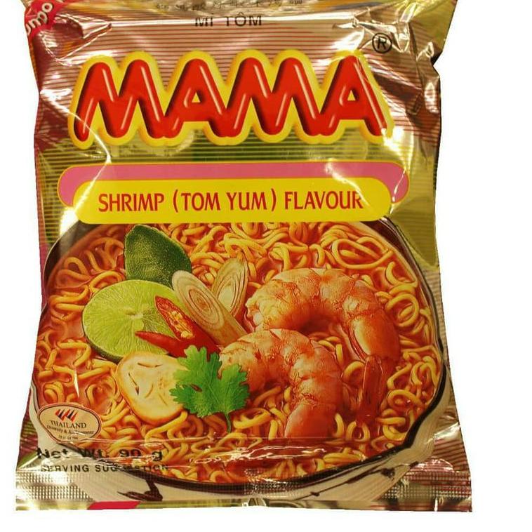 

RealPict5m0La MAMA SHRIMP Tom Yum 90g Mie instan Asli Thailand Mi Tomyum Tomyam