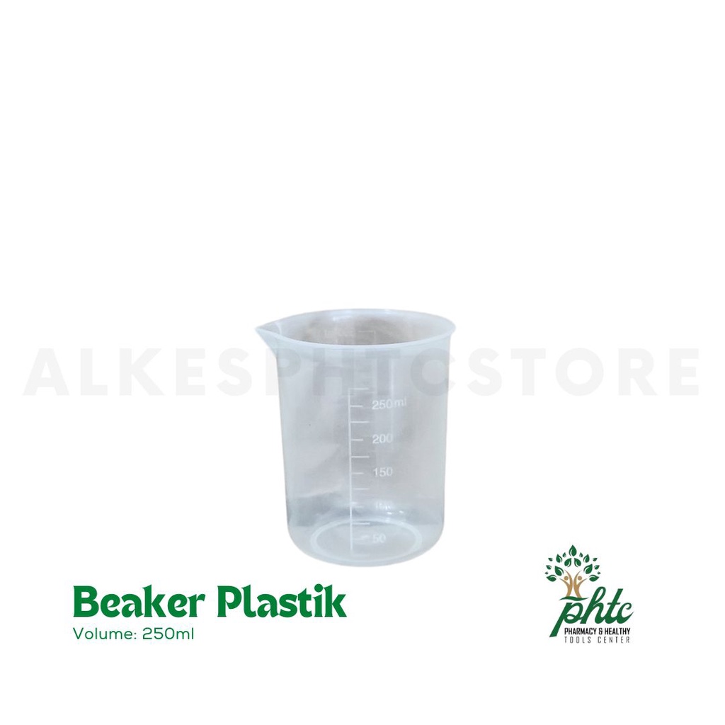 Beaker Plastik l Gelas Kimia Plastik 250ml