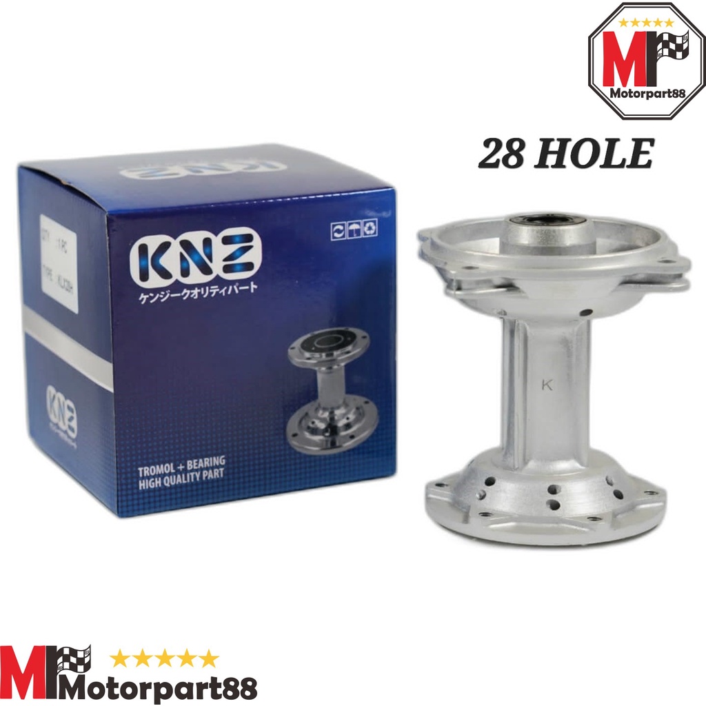 hsshop245 - Tromol Belakang KLX 150 28 Hole Plus Bearing KNZ Asli
