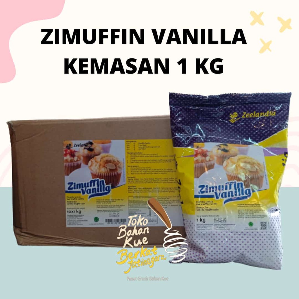 

TEPUNG PREMIX INSTAN ZEELANDIA ZIMUFFIN VANILLA & COKELAT KEMASAN 1 KG