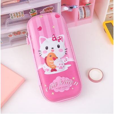 

Kotak Pensil 3D CAT PINK