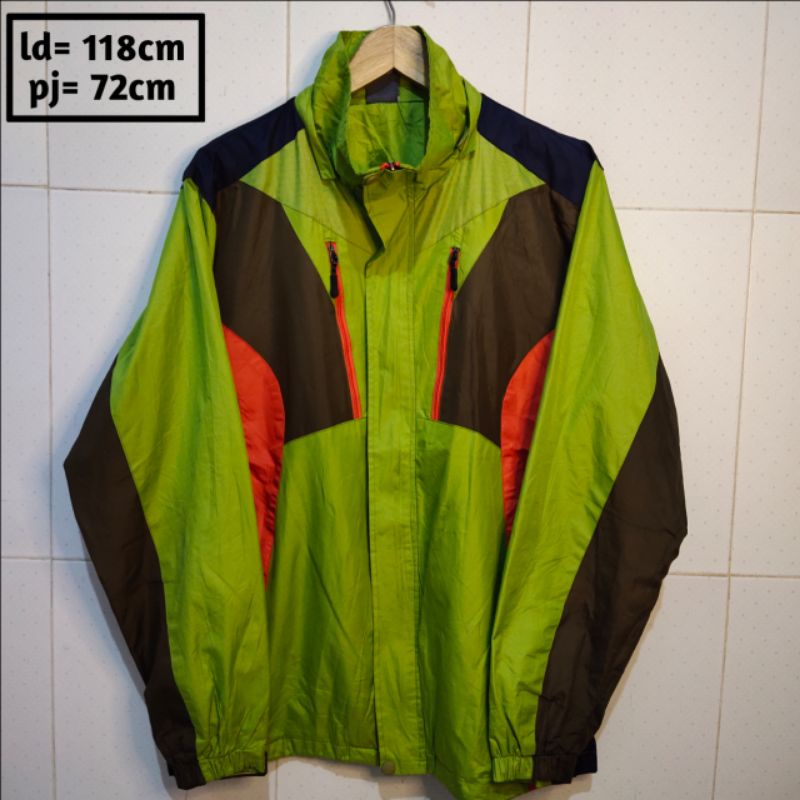 MOUNFLU preloved branded jaket pria wanita cewek cowok thrift pl bekas second jacket parasut outdoor