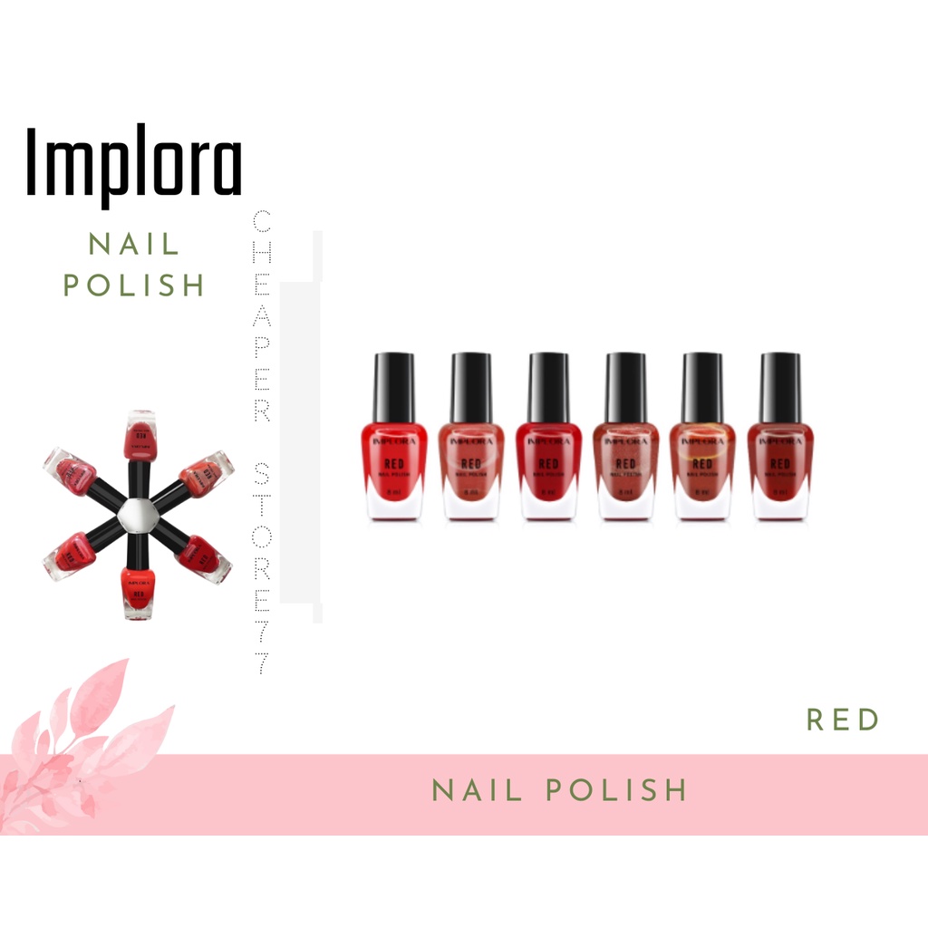 IMPLORA NAIL POLISH - HARGA PER BOTOL