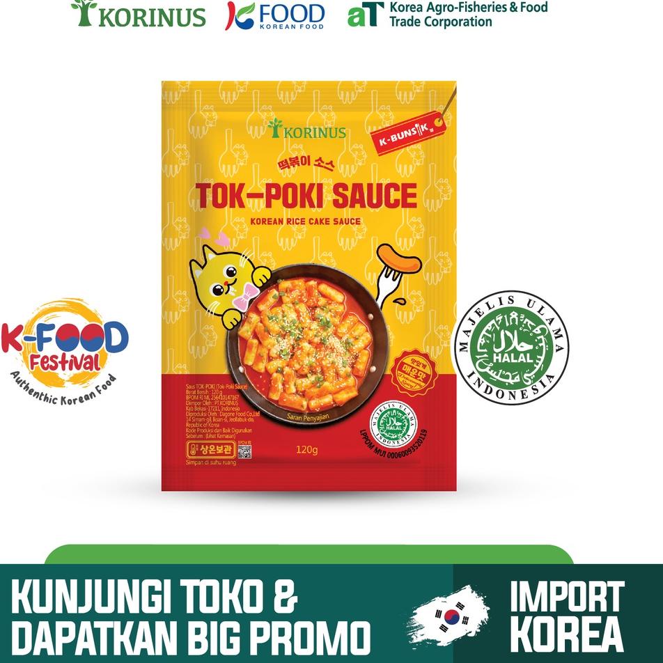 

Harga Grosir Korinus Tokpoki Sauce Spicy / Tteokbokki Sauce / Toppoki Sauce Pedas Halal MUI