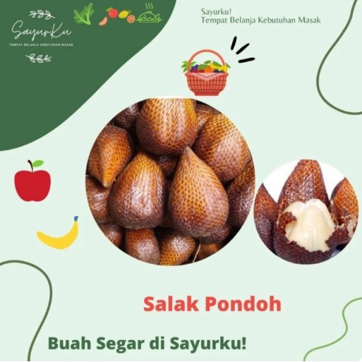 

salak pondoh fresh manis legit