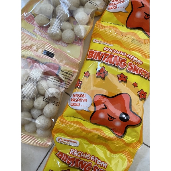 

kacang atom bintang sakti gluten free aman untuk anak