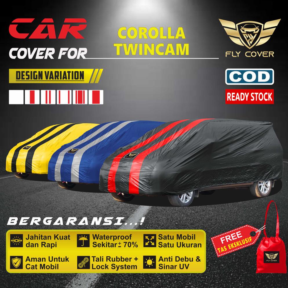 Cover Mobil Toyota Sedan COROLLA TWINCAM  1988 1989 1990 1991 1992 Sarung Mobil Corolla Twincam/ Sel