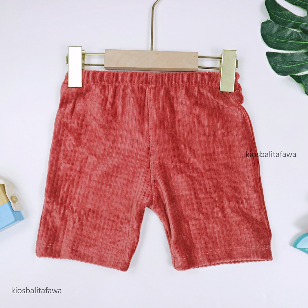 Code Short Pants uk 3-5 Tahun / PREMIUM Celana Main Ketat Pendek Balita Cewek Polos Anak Perempuan