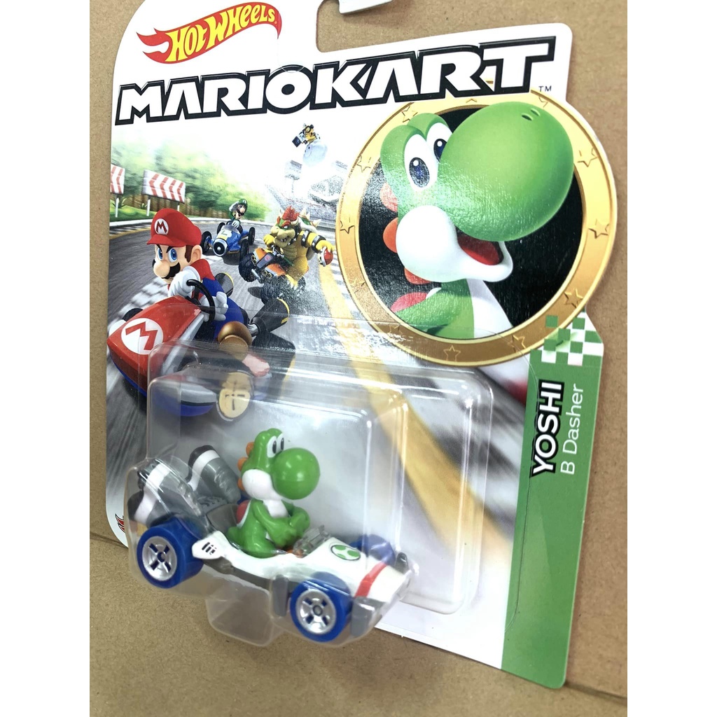 Hotwheels Mario Kart Yoshi B Dasher