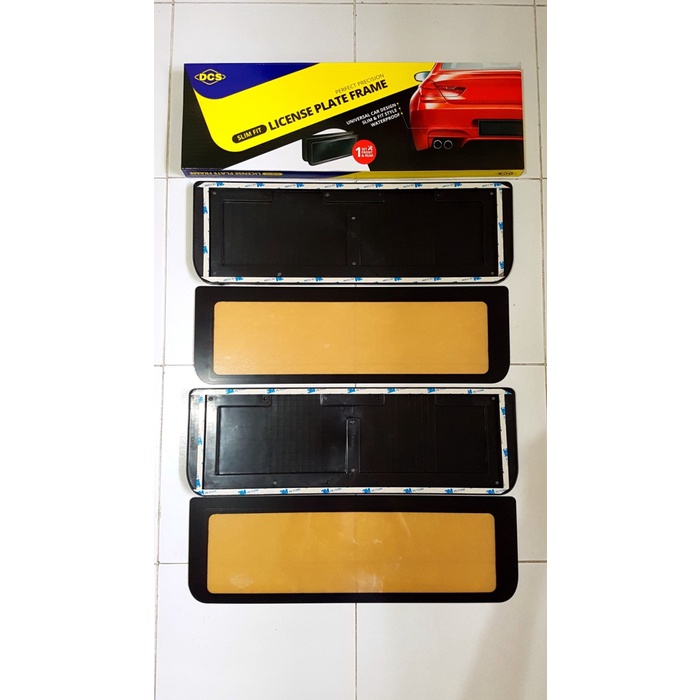 TEMPAT FRAME PLAT NOMOR MOBIL ACRYLIC / DUDUKAN PLAT AKRILIK SLIM DCS