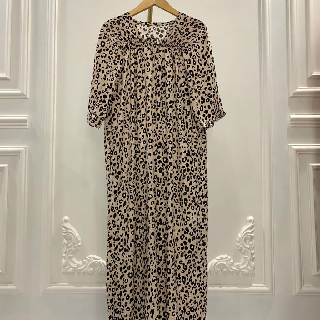 Elsa Dress Fuji Rayon Premium Motif