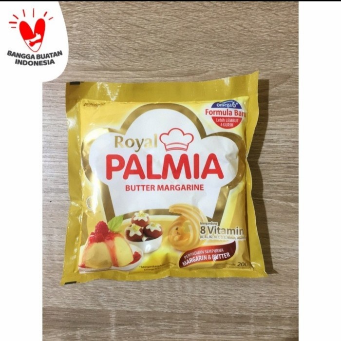 Royal Palmia Butter Margarine 200gr (isi 60pcs) DUS - CARGO