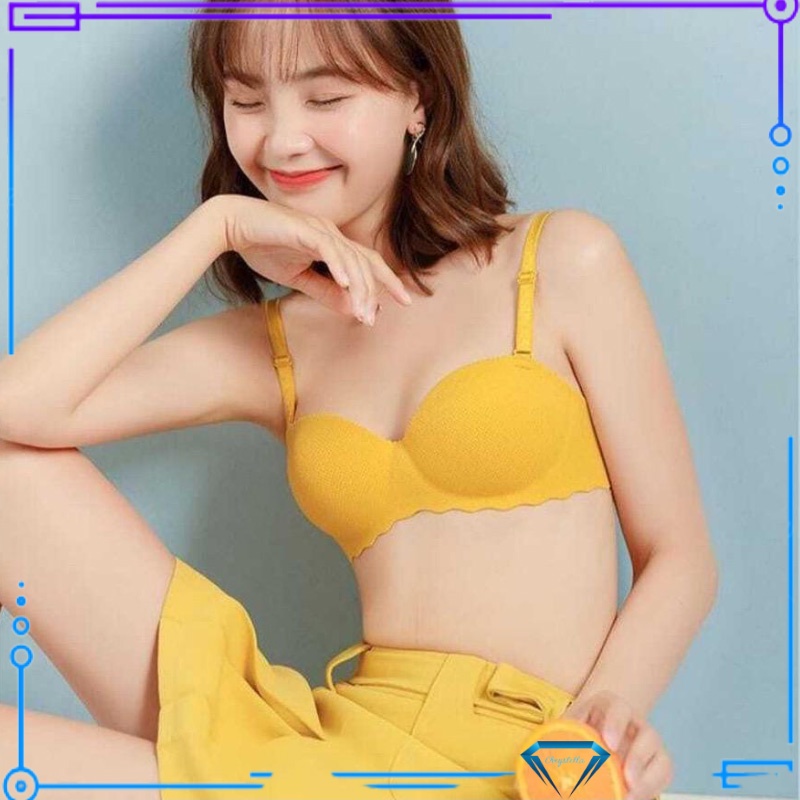 Chrystella Push Up Bra / BH Seamless Half Cup CL07 32A-38A Tanpa Kawat