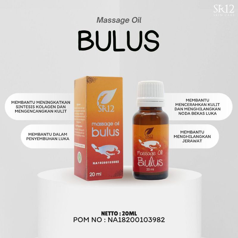 [ORIGINAL] Message Oil Bulus SR12 Untuk Stretch mark || Message Oil Bulus SR12 mengatasi Stretchmark