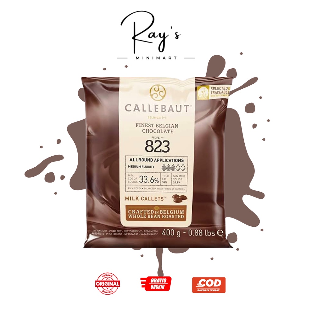 

Callebaut 823 (33,6%) Finest Belgian Chocolate Milk Callets