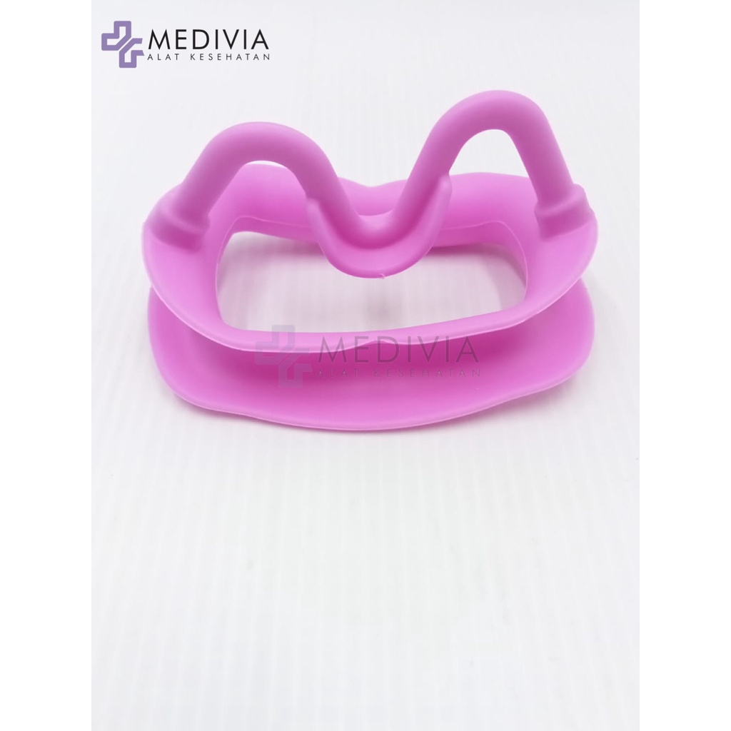 DENTAL SILICONE CHEECK RETRACTOR PEMBUKA MULUT OPENER ISOBLOCK SILICON BLEACHING WHITENING