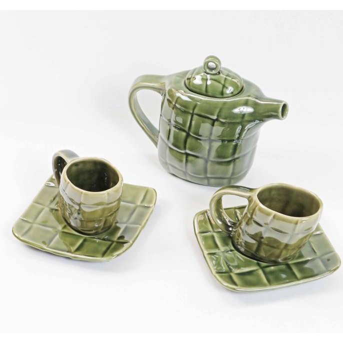 Hampers Lebaran Agung Keramik|Parcel Tea Set Ketupat Lebaran