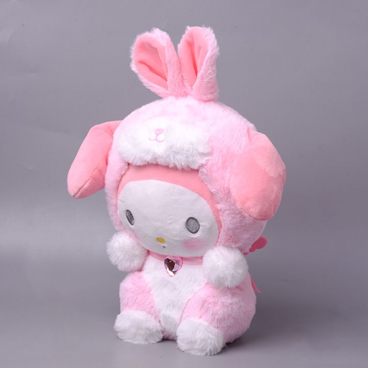 MAINAN BONEKA CINNAMOROLL MELODY KUROMI KOSTUM KELINCI RABBIT BUNNY LUCU