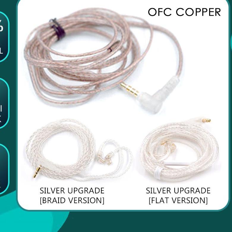 ♧ Kabel KZ Copper Silver ZSN Pro ZSN ZST ZSA ZS5 EDX ZST PRO KZ Cable for ZST X ZSN PRO X DQ6 CCA TR