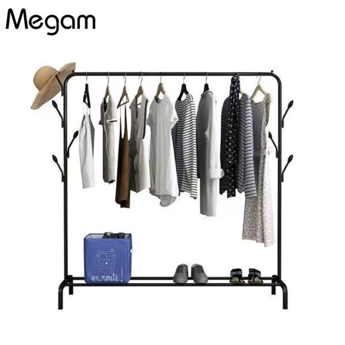 Stand Megam Rak Gantung Baju Stand Hanger Pakaian Tas Hsh101