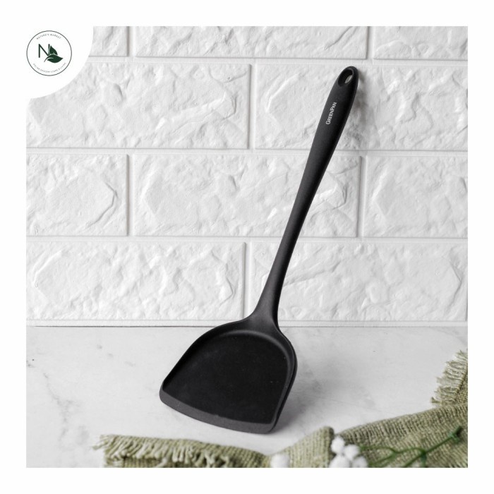 Sutil Greenpan Silicone Turner Black