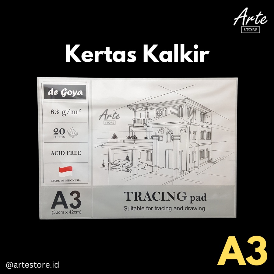 Kertas Kalkir A3 - De Goya Tracing Paper