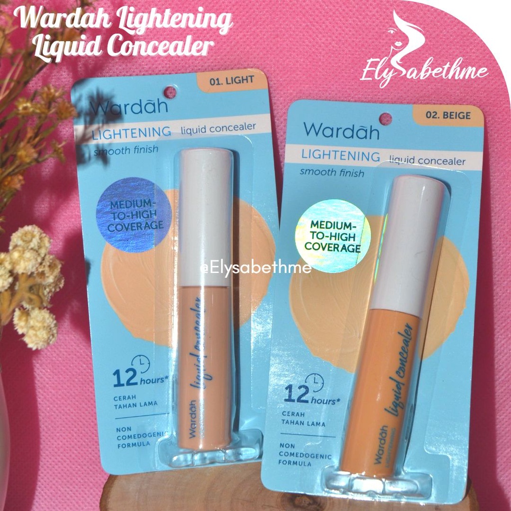 ✿ELYSABETHME✿ 🅆 🄰 🅁 🄳 🄰 🄷 wardah beauty lightening concealer penutup menutupi pori kantong mata jerawat kosmetik halal