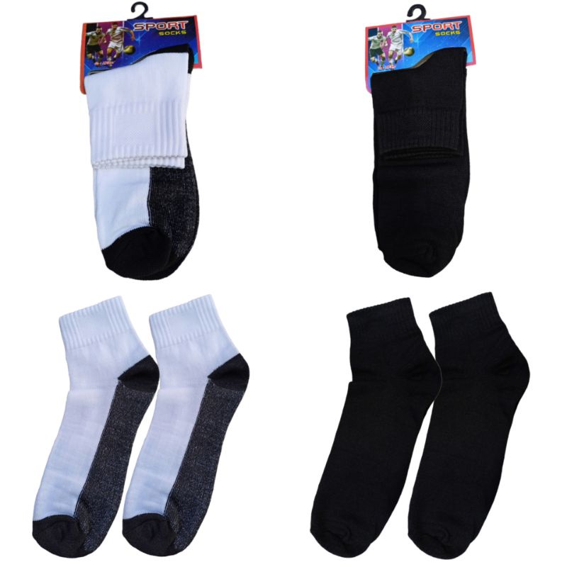 Kaos Kaki Sport Olahraga Running Gym Outdoor Kaos Kaki Pendek Unisex Cotton Branded Pria Wanita