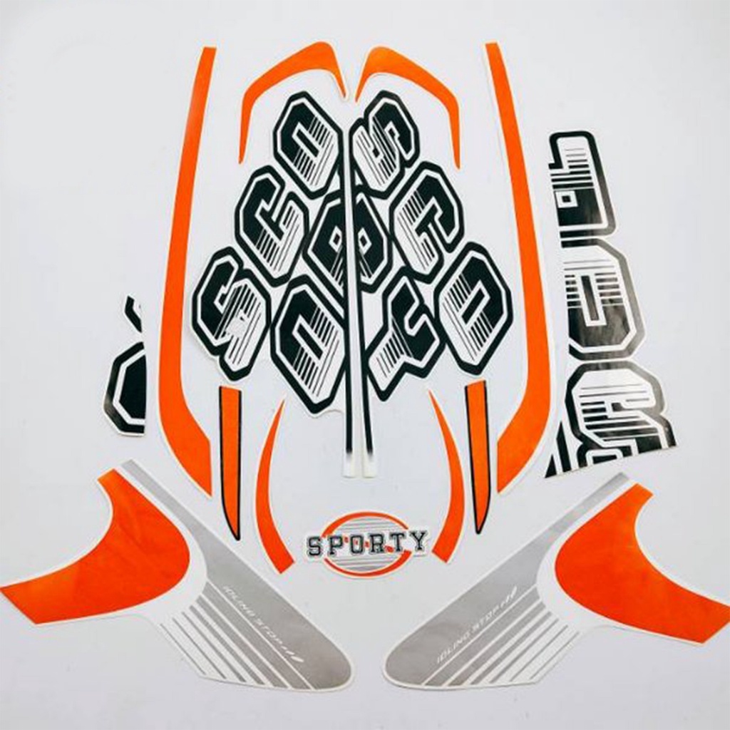 STIKER STRIPING LIS BODY MOTOR SCOOPY SPORTY 2017 LIS BODY SCOOPY SPORTY 2017 STANDAR