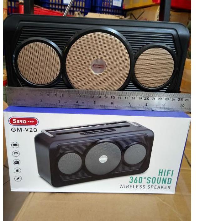 ☜ SPEAKER BLUETOOTH GM-V20 5BRO SEGEL FC active speaker salon ➤