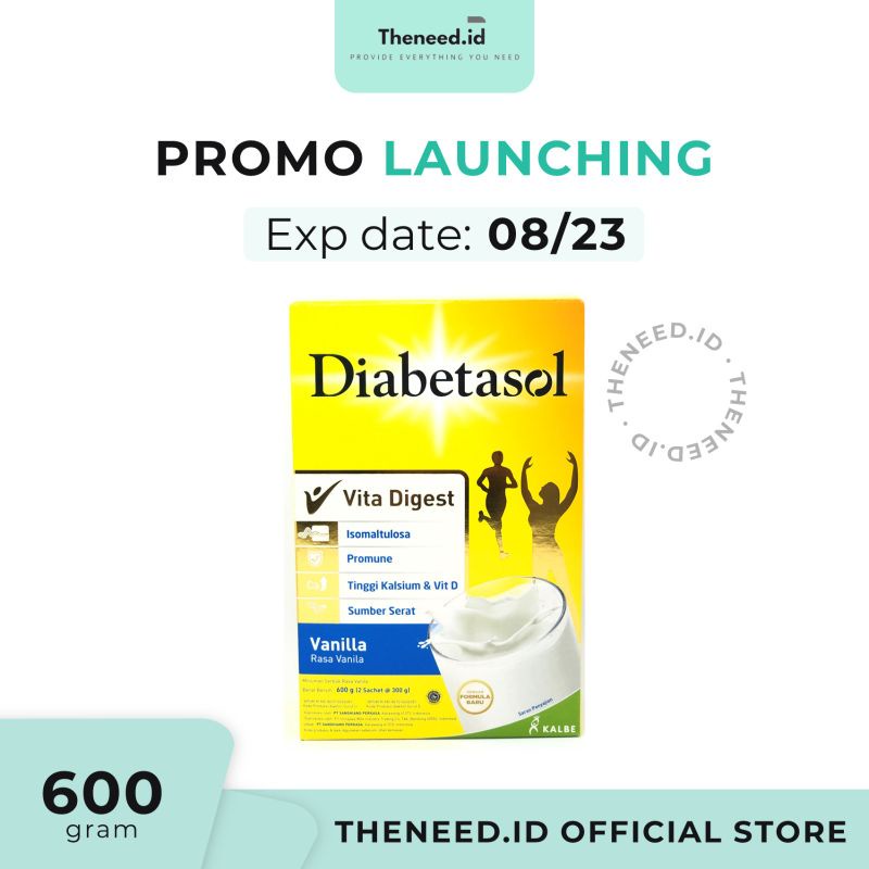 

Diabetasol Vanilla 600gr