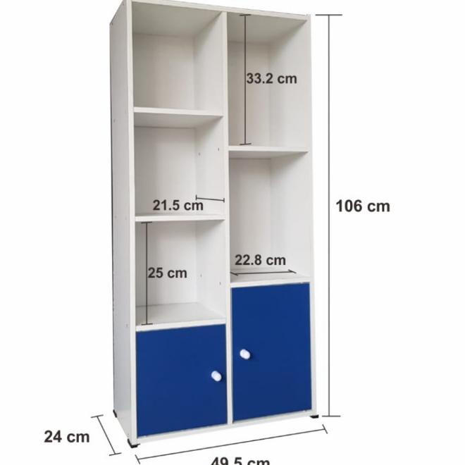 Rak Buku/Rak Serbaguna/Rak Susun/Rak Minimalis/Lemari Buku/Lemari