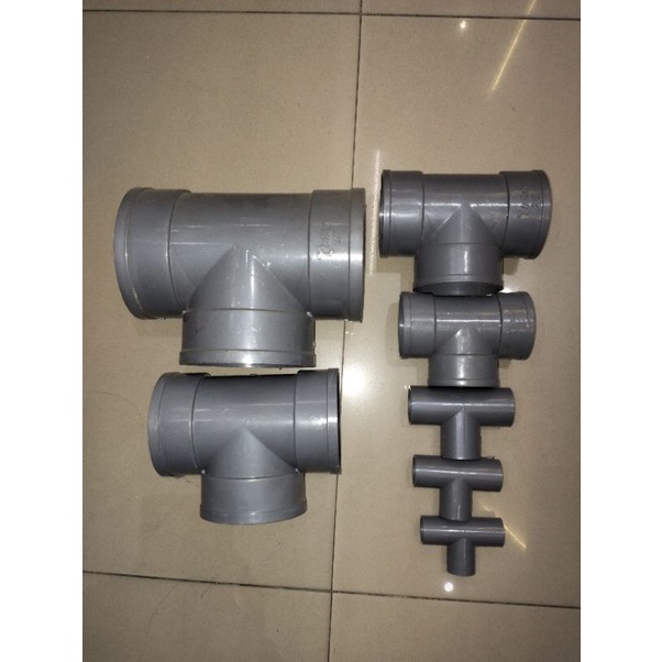 tee PVC 1" sambungan