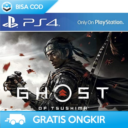 KASET CD ORI GHOST OF TSUSHIMA PS4 SECOND PREMIUM ADVENTURE VIDEO GAME