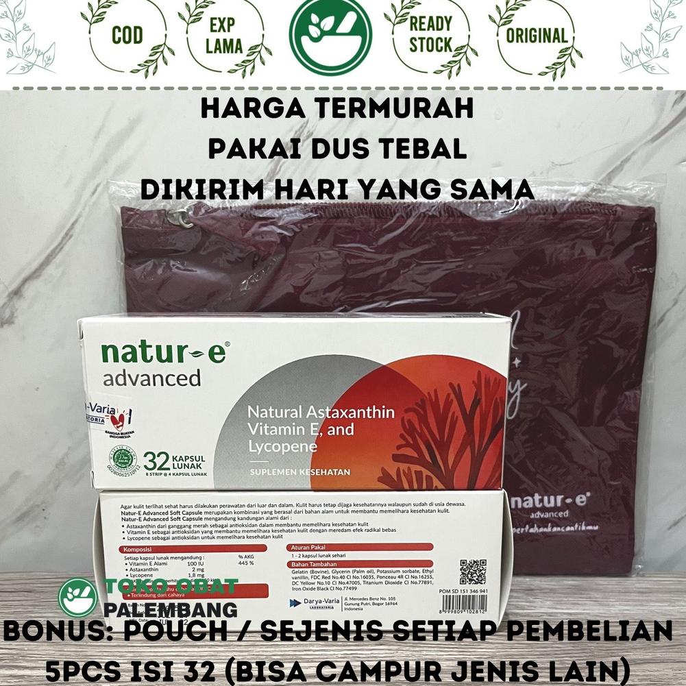 8.8 Natur-E Advanced 32 kapsul Astaxanthin Natural Vitamin E Lycopene NATURE NATUR -E NATUR E ADVANC