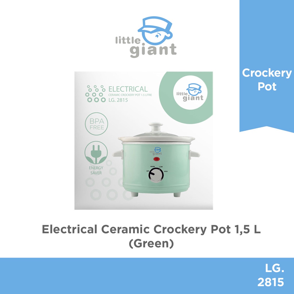 Little Giant Electrical Ceramic Crockery Pot 1,5 L