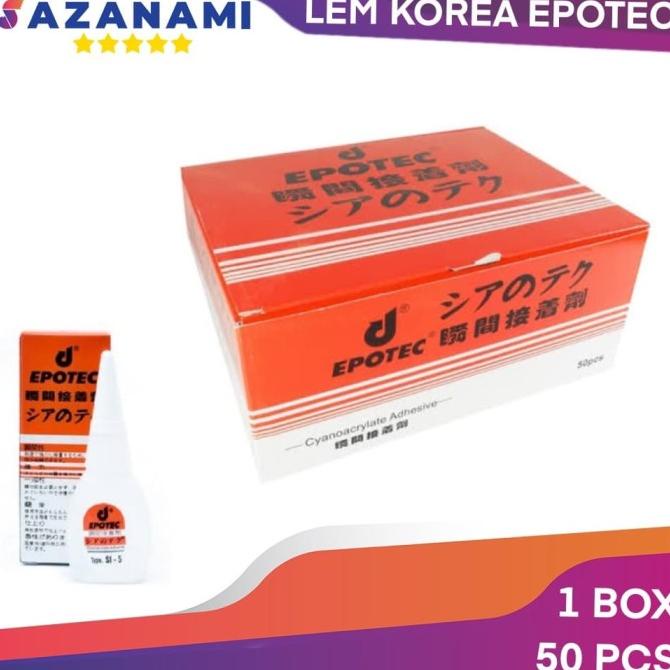 

LEM EPOTEC LEM KOREA POWER GLUE LEM SERBAGUNA1 BOX ISI 50 PCS