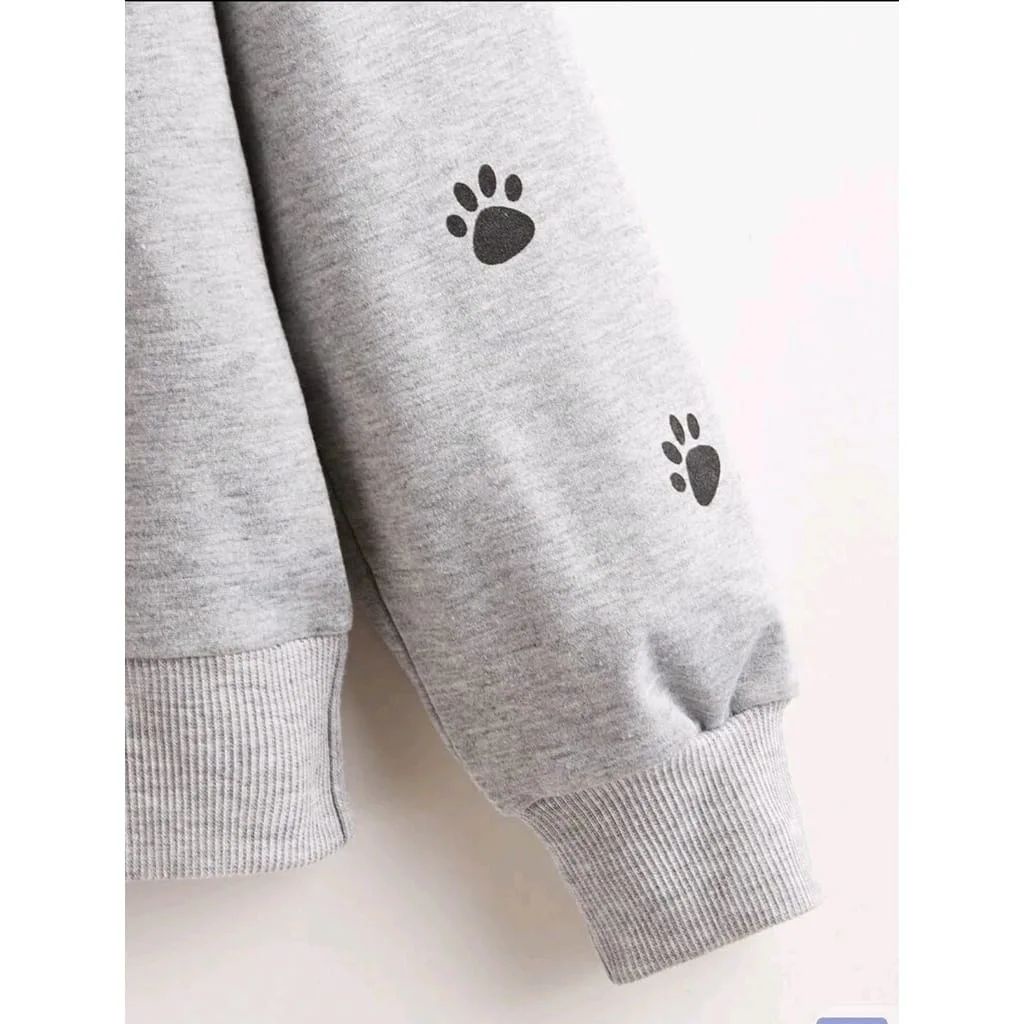 Sweater Wanita Grosir Berkualitas - Cat bear Hoodie