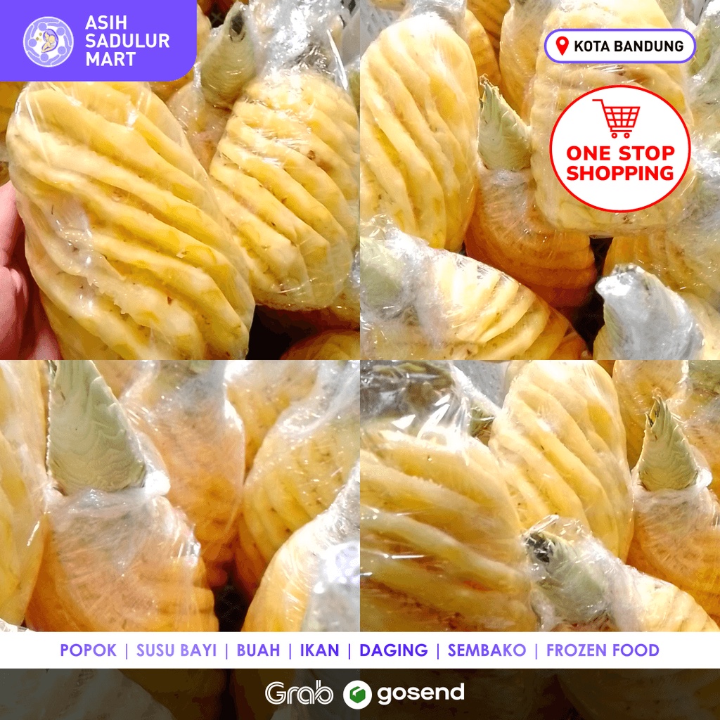 Nanas Nenas Madu Kediri Kupas Utuh Promo Buah Segar | Asih Sadulur Mart