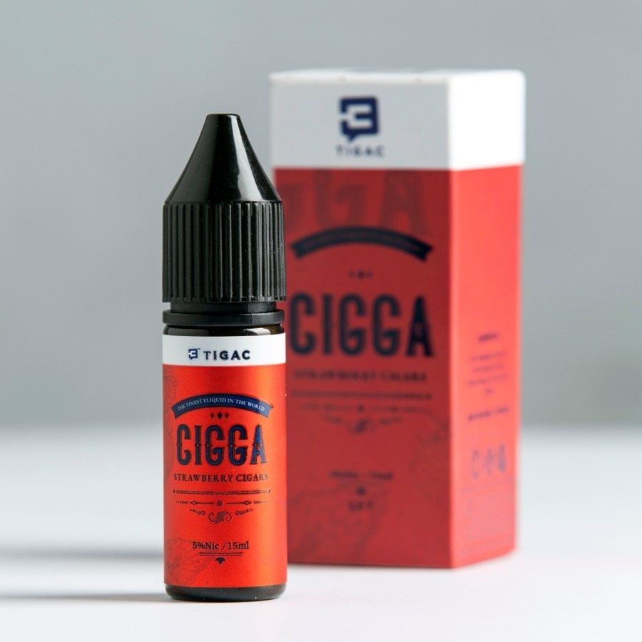 Liquid Saltnic Cigga 15ml | Cigga Series 15ml by Tigac | Cigga Blueberry | Cigga Strawberry | Cigga Coffee | Liquid Saltnic Murah