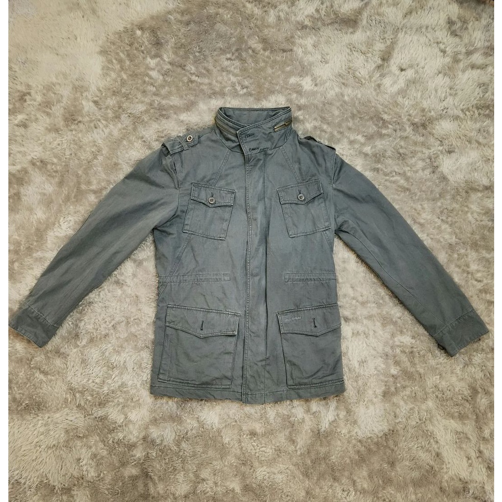 N*X Premium Military Herringbone Parka Jacket