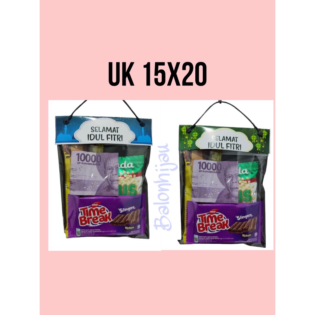 

Tas Snack Lebaran / Label Snack Idul Fitri /Plastik Snack THR {ISI10PCS}