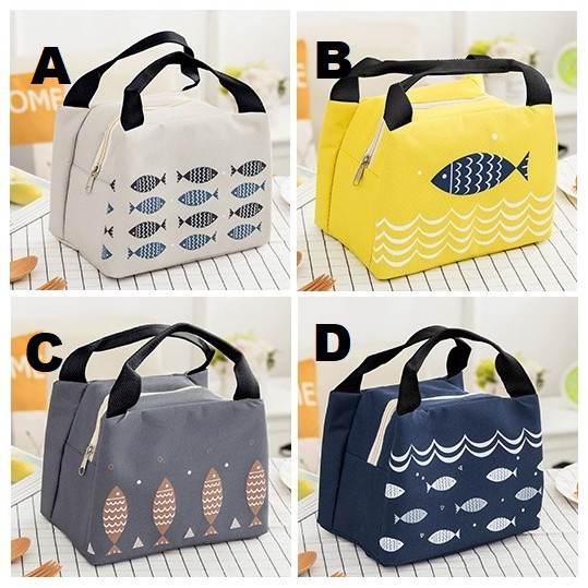 FYGALERY HL0014 Tas Bekal Karakter Tas Makan Anti Dingin Lunch Bag Cooler Bahan Oxford