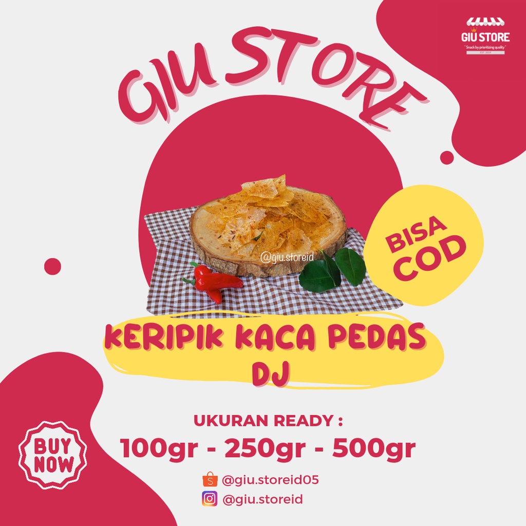 

KERIPIK KACA @250GR & 1/2KG
