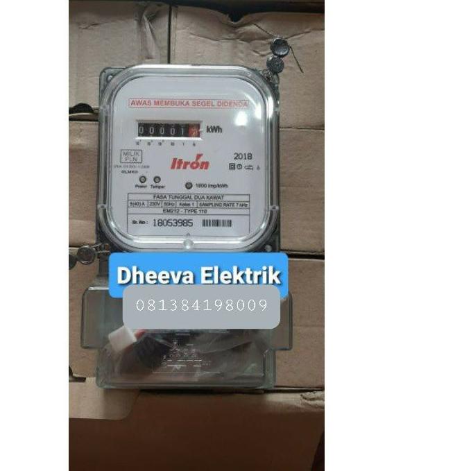 ▲ kwh meter Itron semi digital 5/40 A (pascabayar) ➩