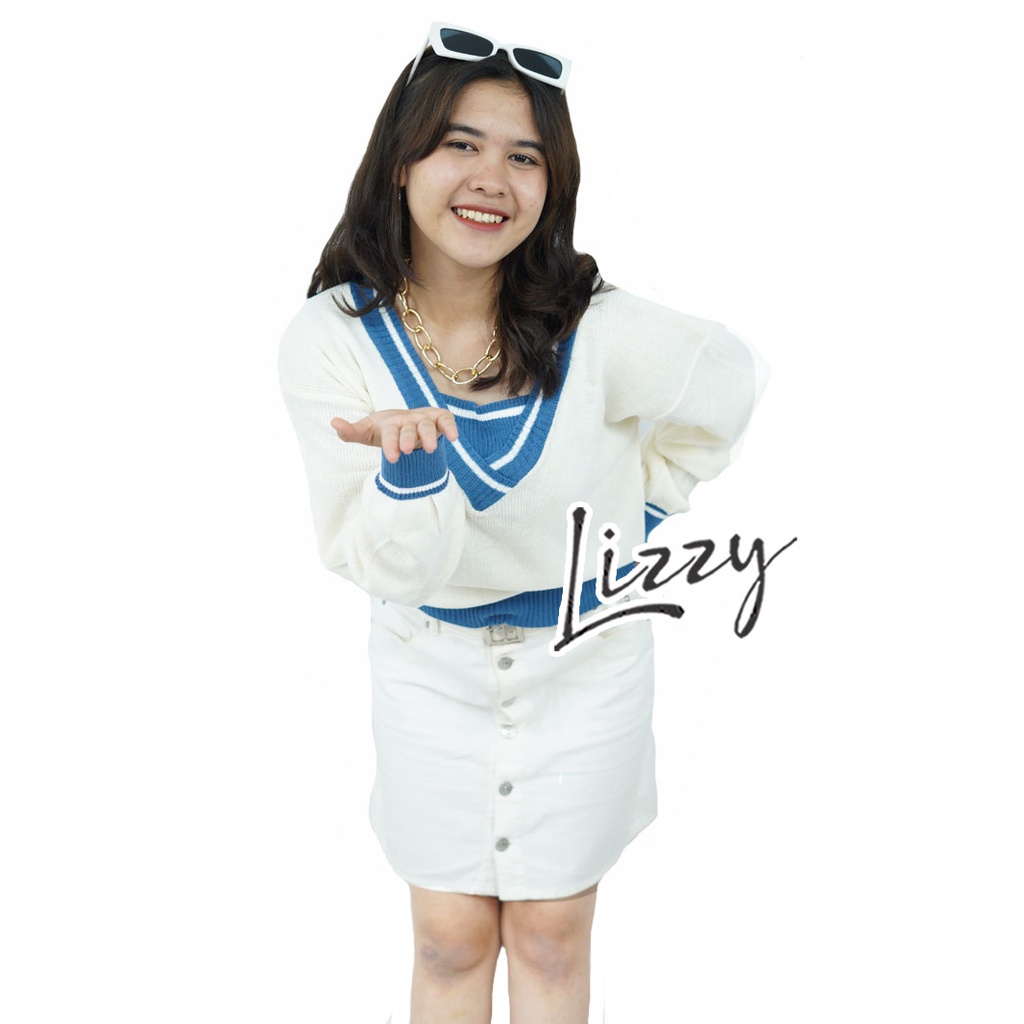 Lizzy - LUNARA SWEATER CROP PREMIUM